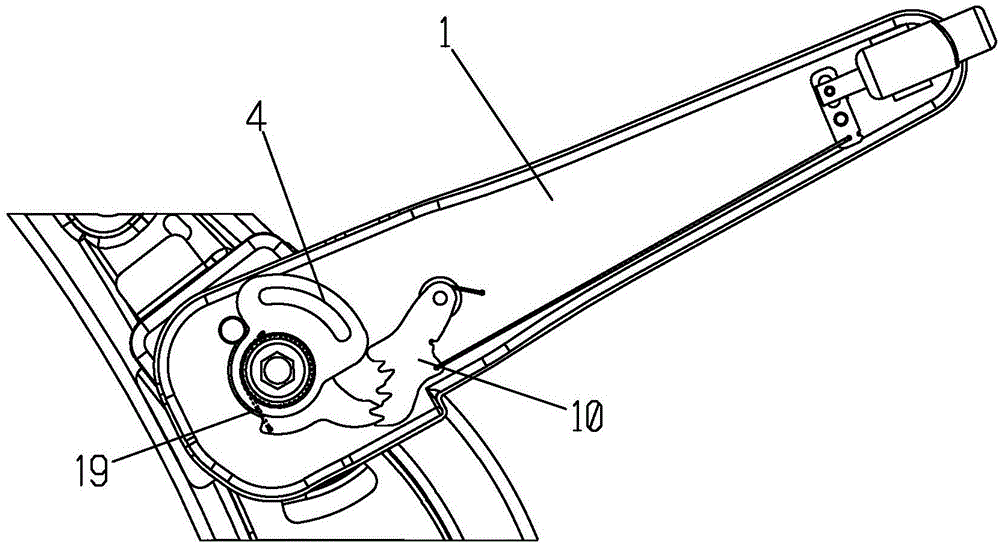 Car seat armrest mechanism capable of freely shifting gears