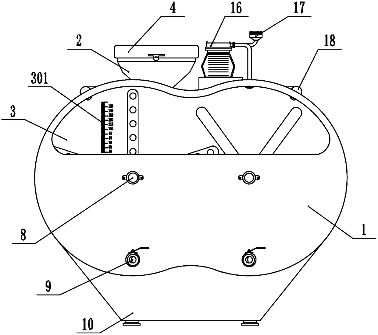 Premixing mechanism for food processing