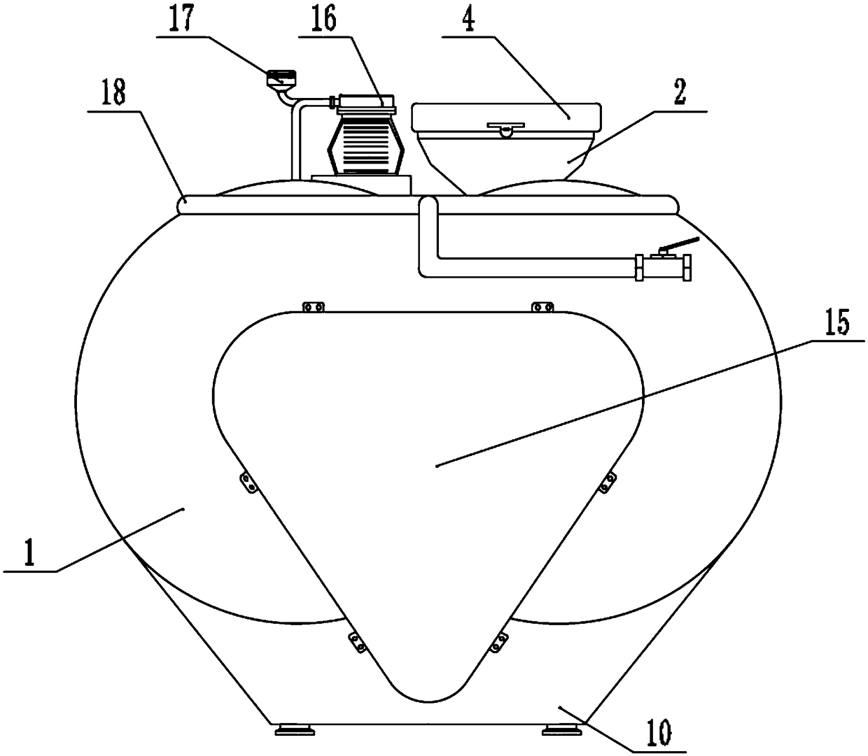 Premixing mechanism for food processing