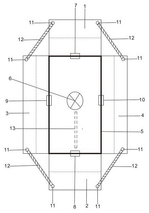 Hinge type car protective cover