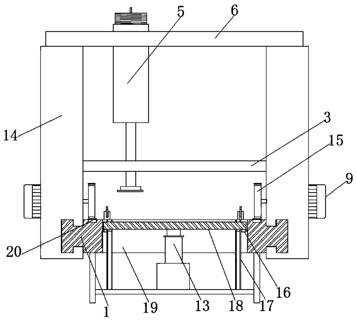 Plastic shell polishing device for electronic product production