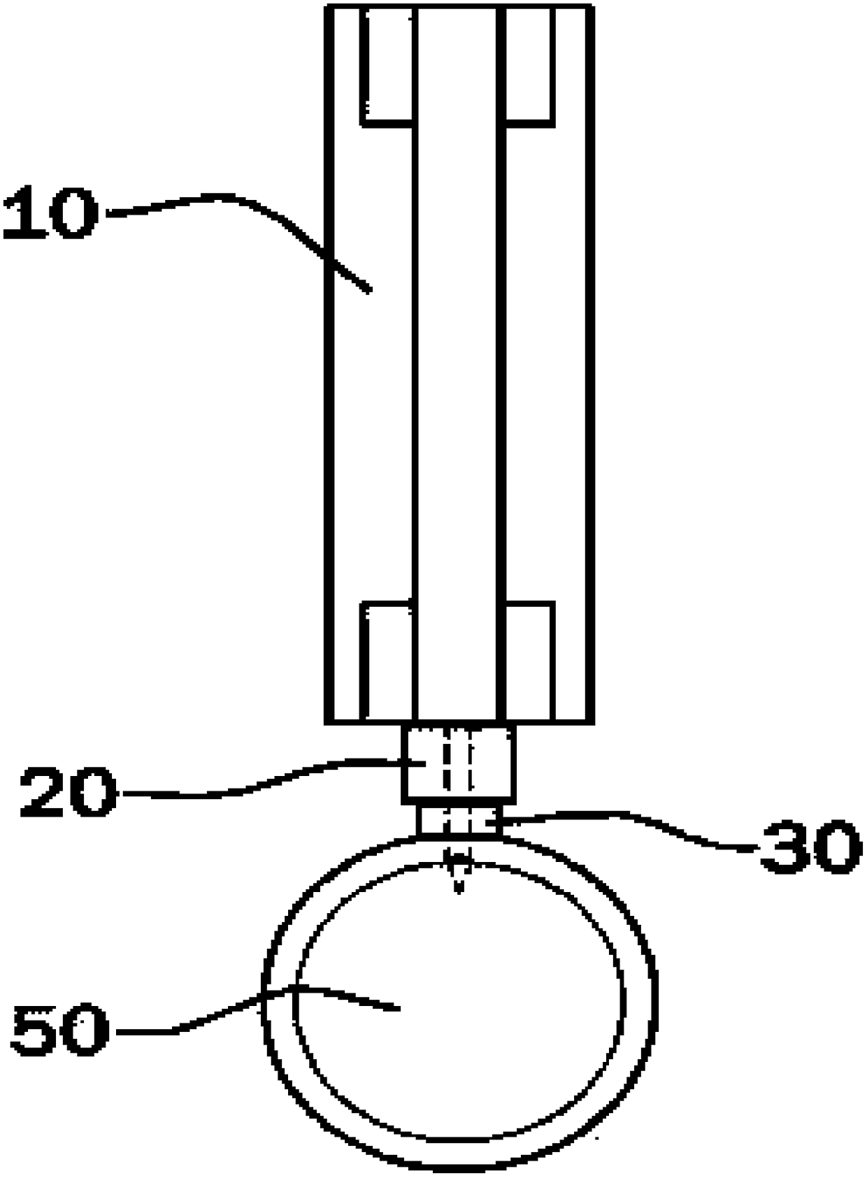 Needle-length variable blood collection needle with functions of preventing pain, infection and danger