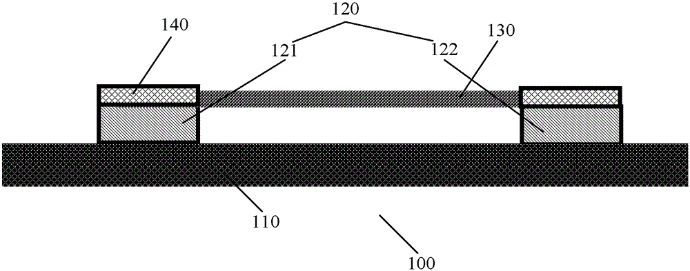 Flexible piezoresistive flow field sensor based on single-wall carbon nanotube array and manufacturing method