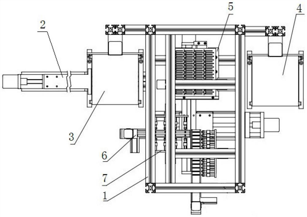 A parts discharging device