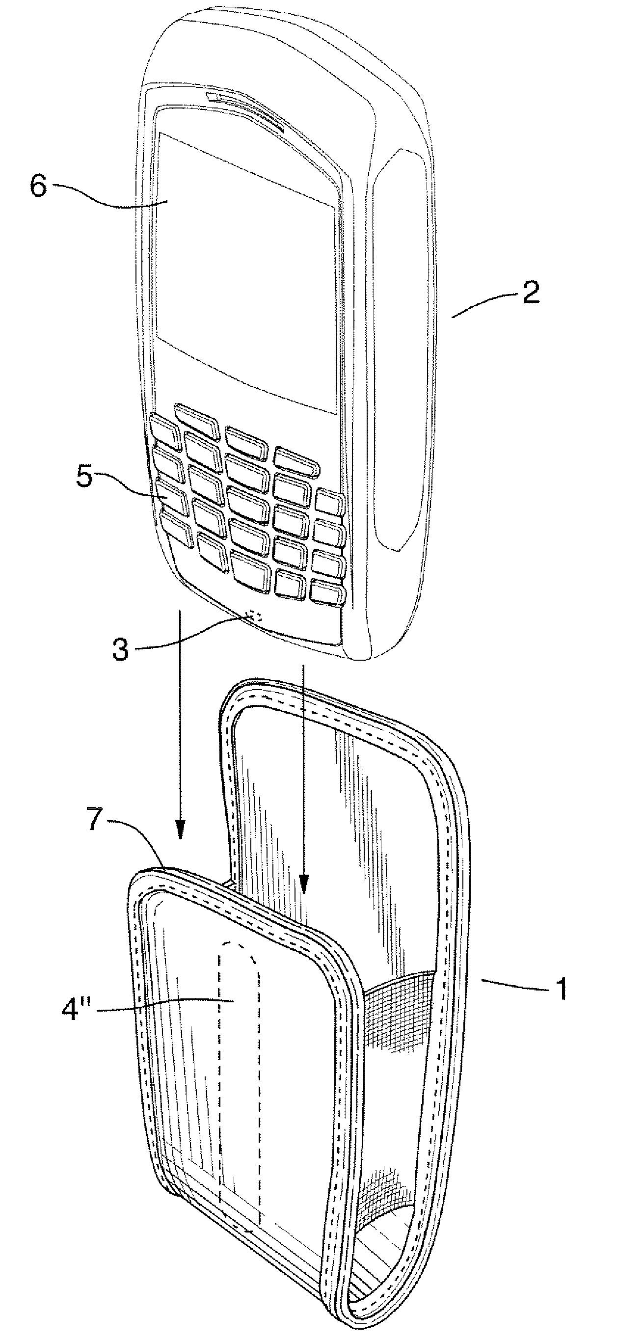 Holster for hand held electronic device