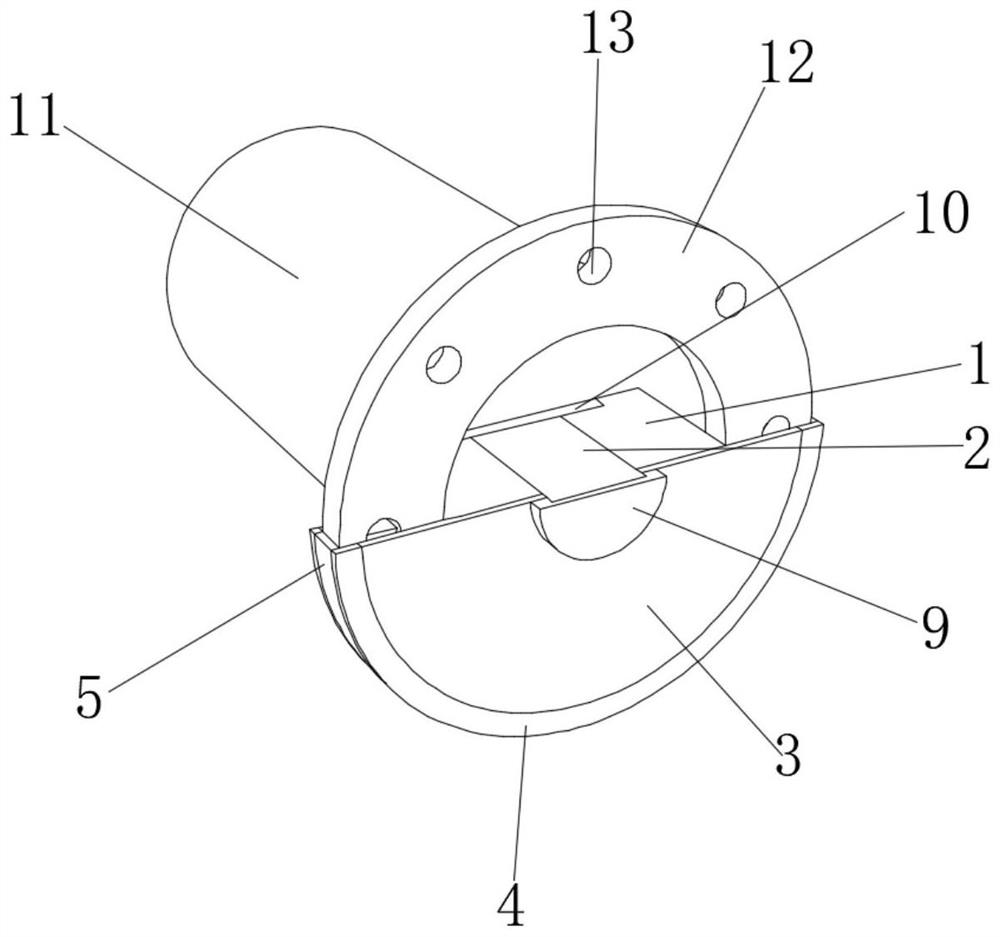 Pipe orifice rainproof protection device and protection method in ship industry