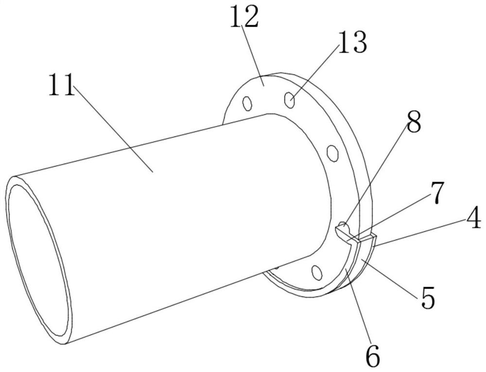 Pipe orifice rainproof protection device and protection method in ship industry