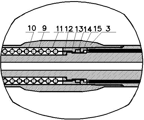 Fracture prevention transmission shaft assembly for petroleum mine drilling tool