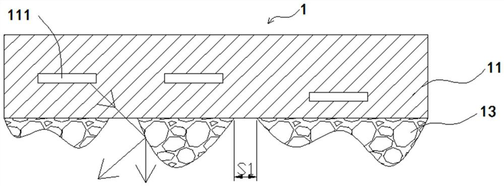 Scattering film and electronic device comprising same