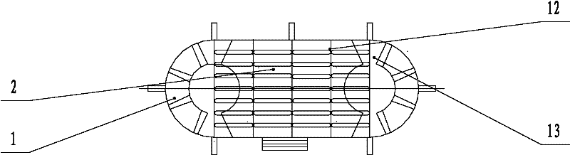 Rotating thin-shell duplex type house anti-seismic safety survival facility manufactured by thin plates