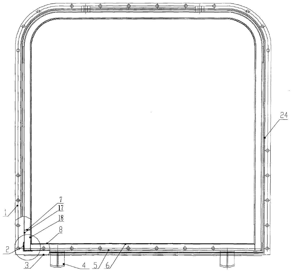 Mobile capsule body and rescue capsule thereof