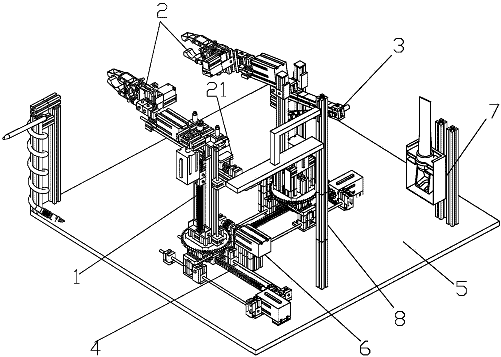 Full-automatic washing device for handicapped persons