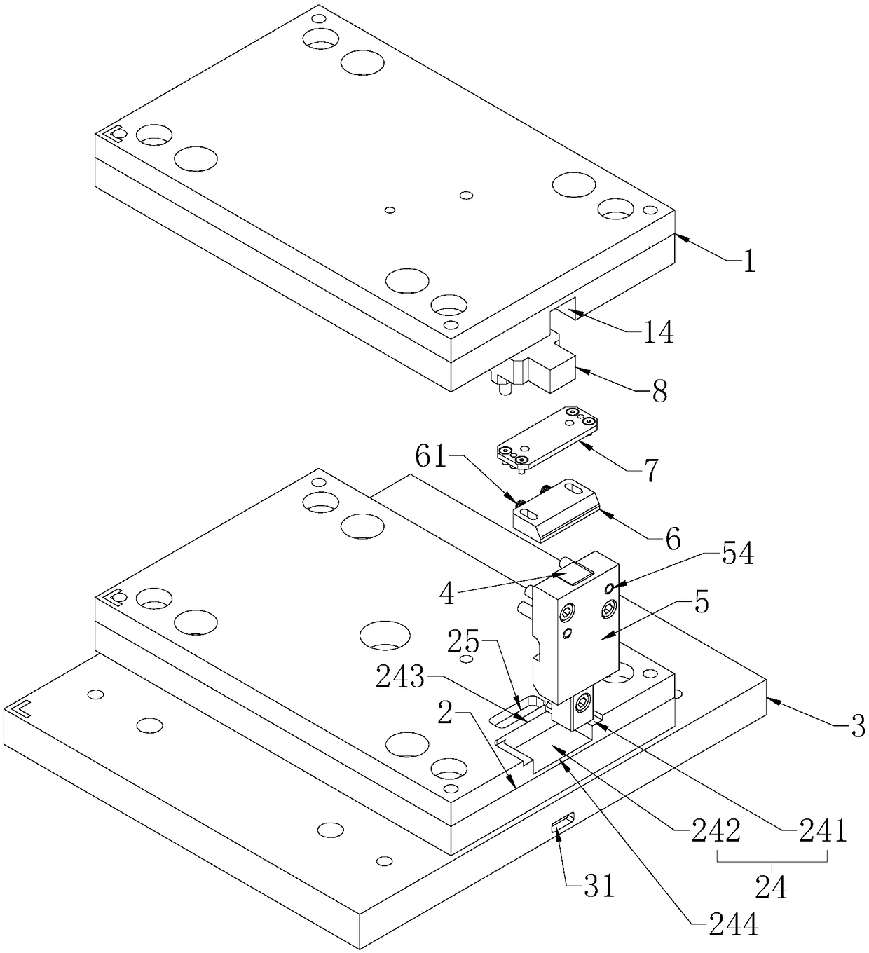 Secondary ejection mechanism and mold adopting same