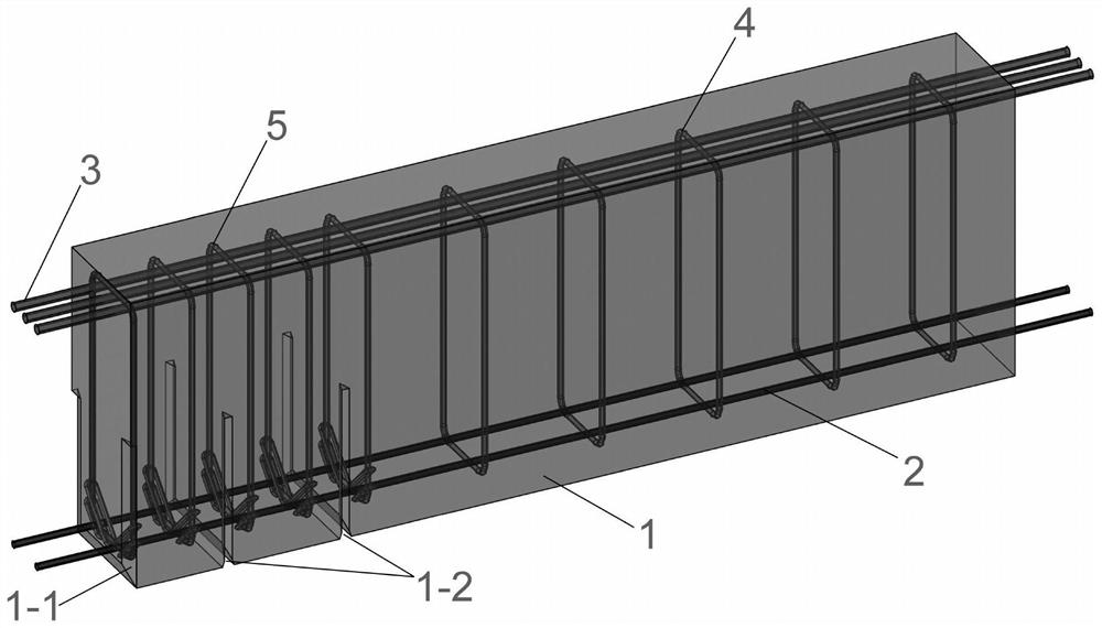 A High Ductility Micro-Damage Reinforced Concrete Frame Beam