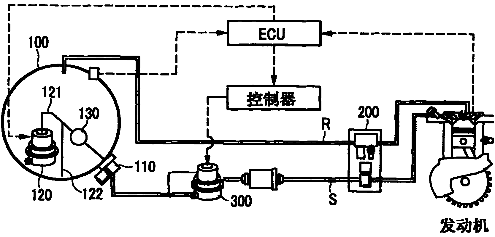 Fuel supplying system of lpi engine