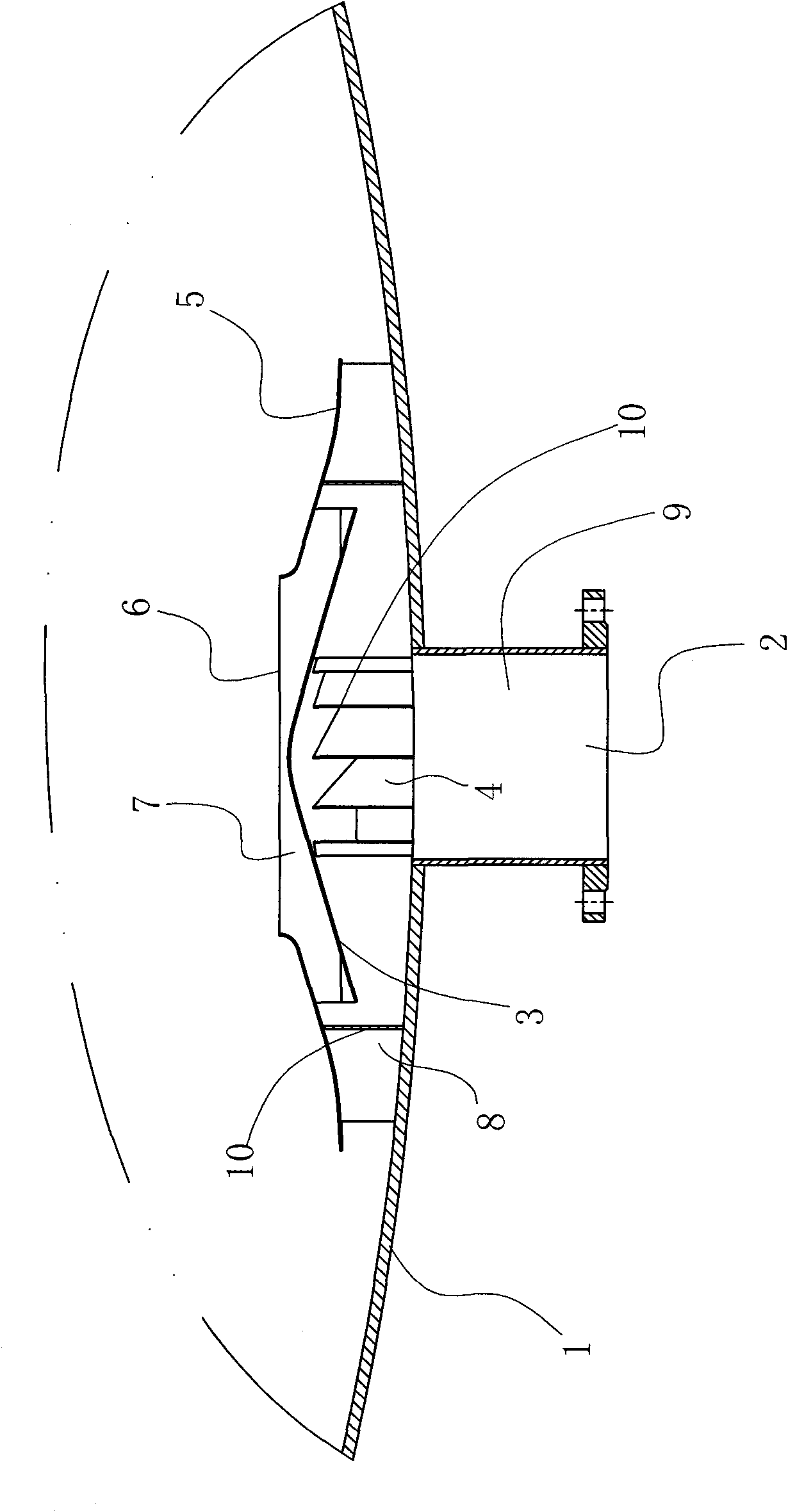 Rotational flow mixer