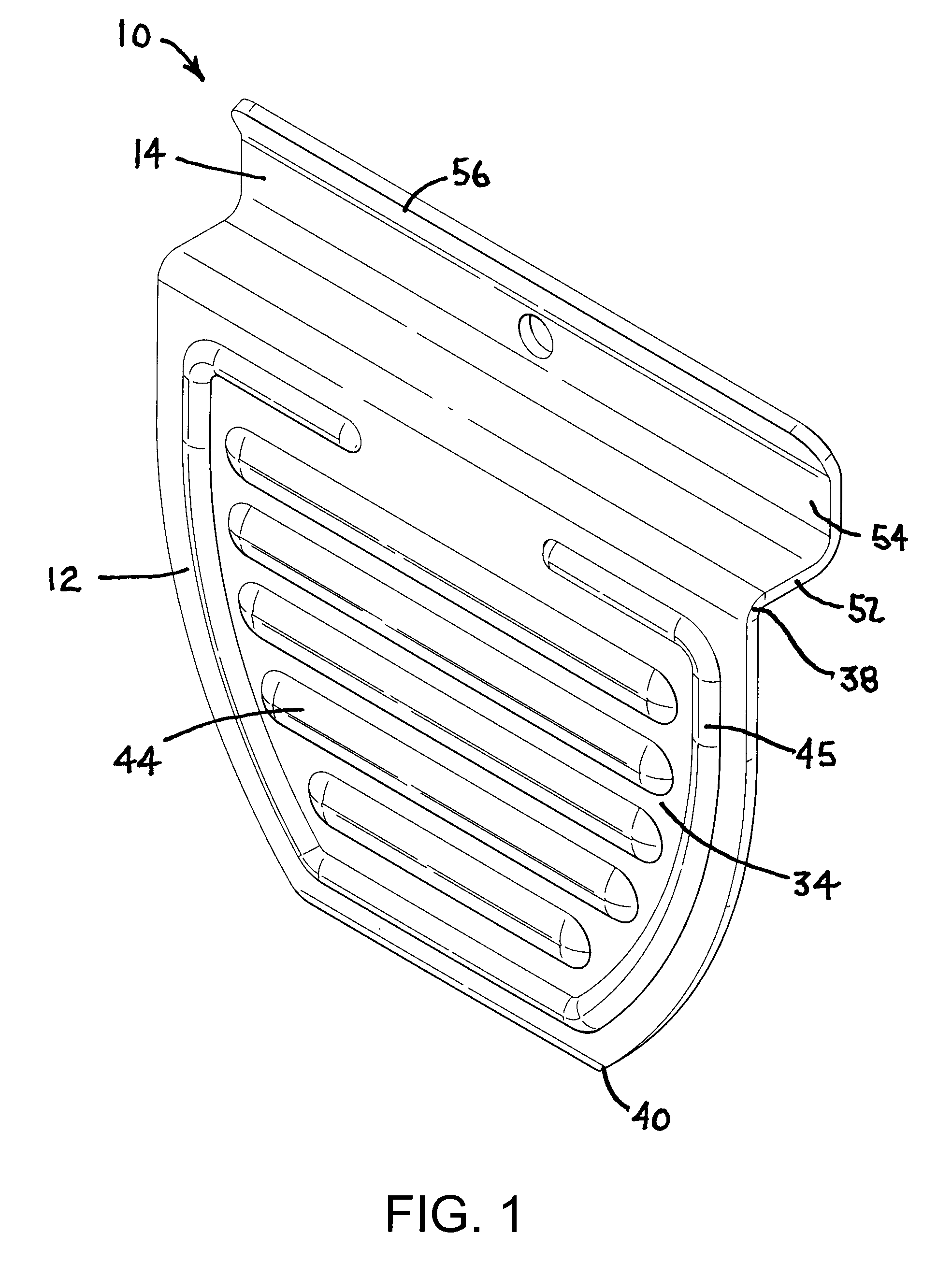 Slotwall mounting assembly