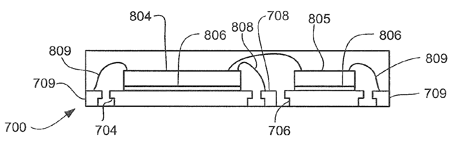 Integrated circuit package system using etched leadframe