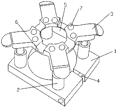 Self-adaptive plate press of carving machine for advertising production