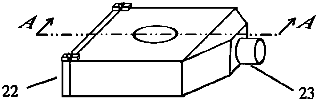 A laser welding device for cladding welding of fuel rods with large length-to-diameter ratio