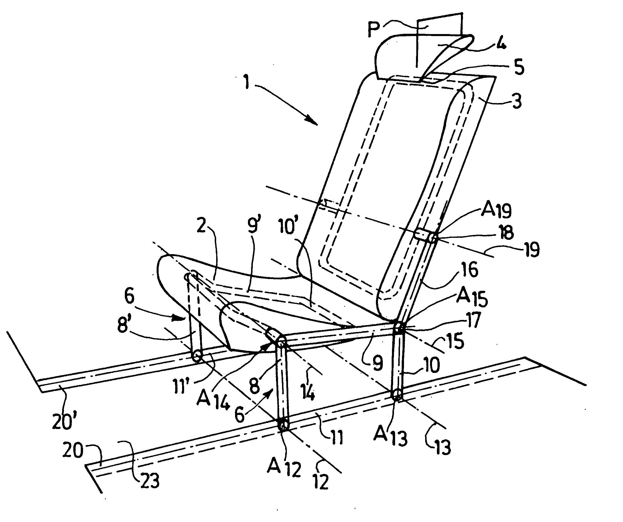 Convertible car seat