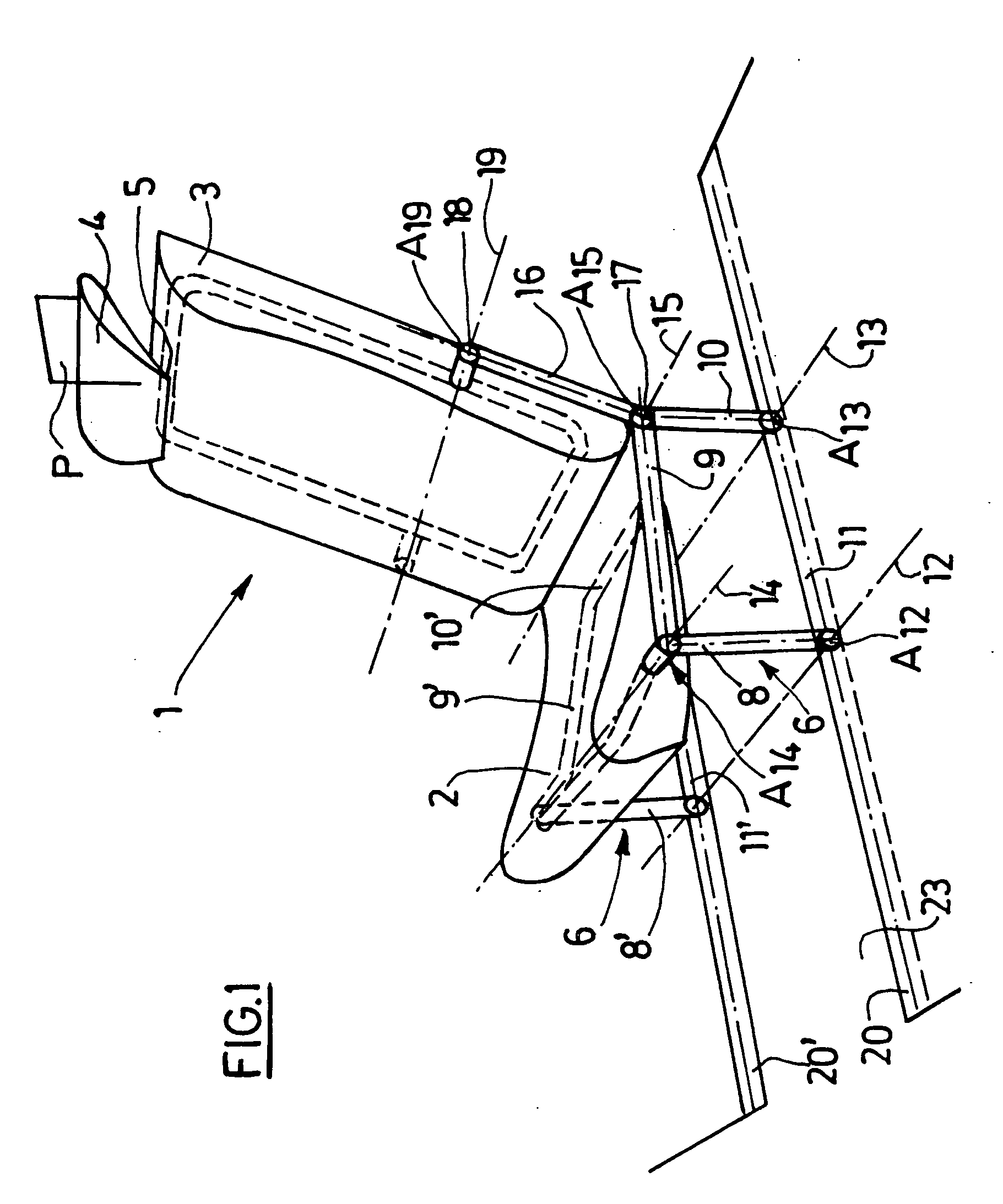 Convertible car seat