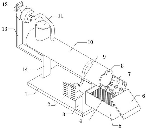 Ball cleaning device for physical education training and learning