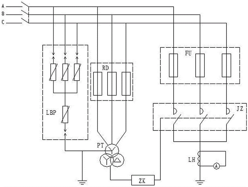 Microcomputer arc-extinguishing, harmonic-eliminating and overvoltage-protecting device