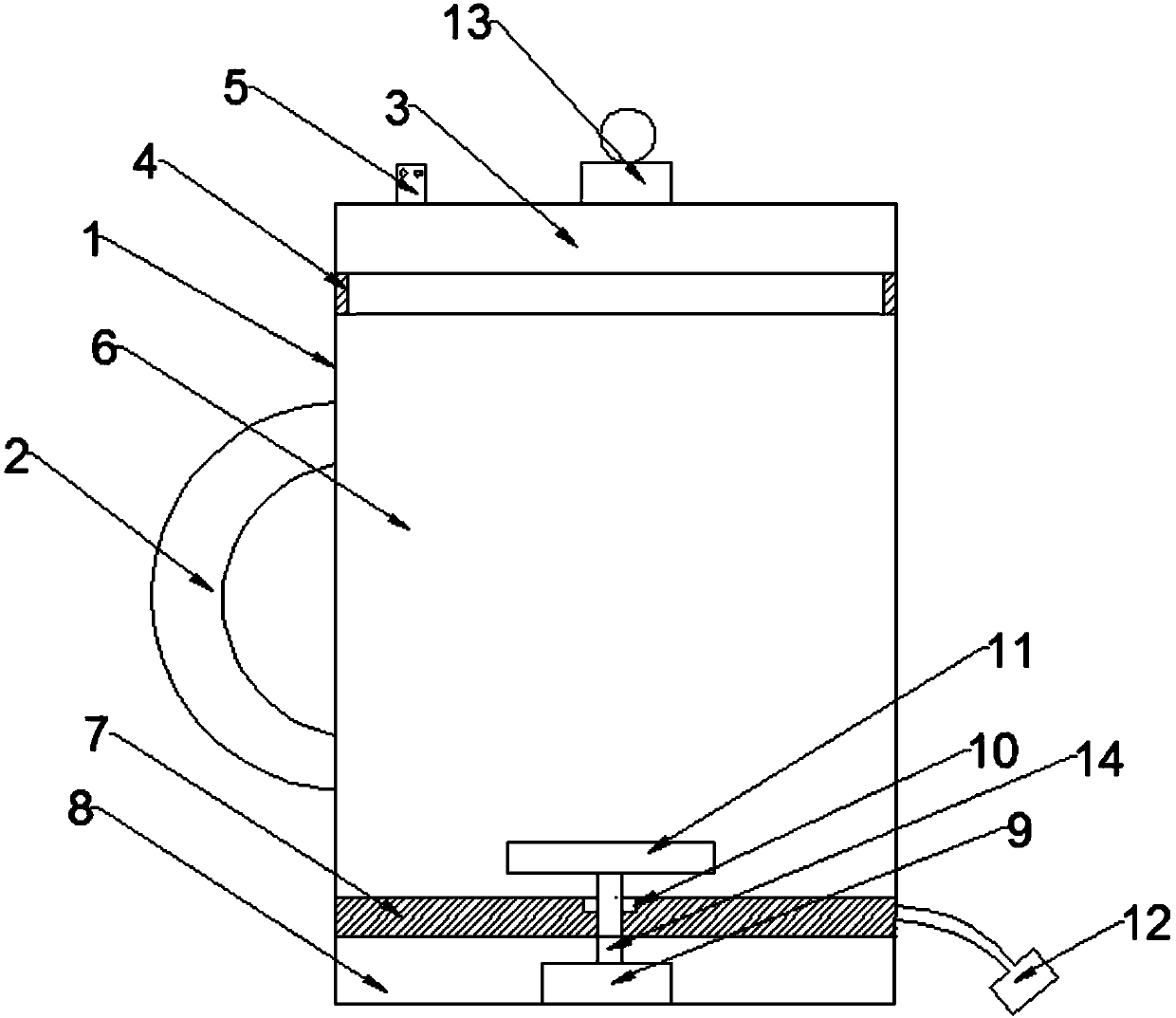 Decocting pot with stirring structure