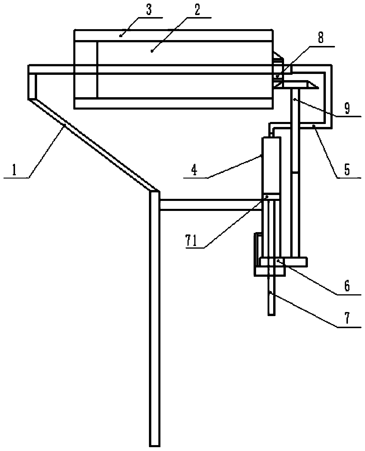 Automatic feeding paint brush