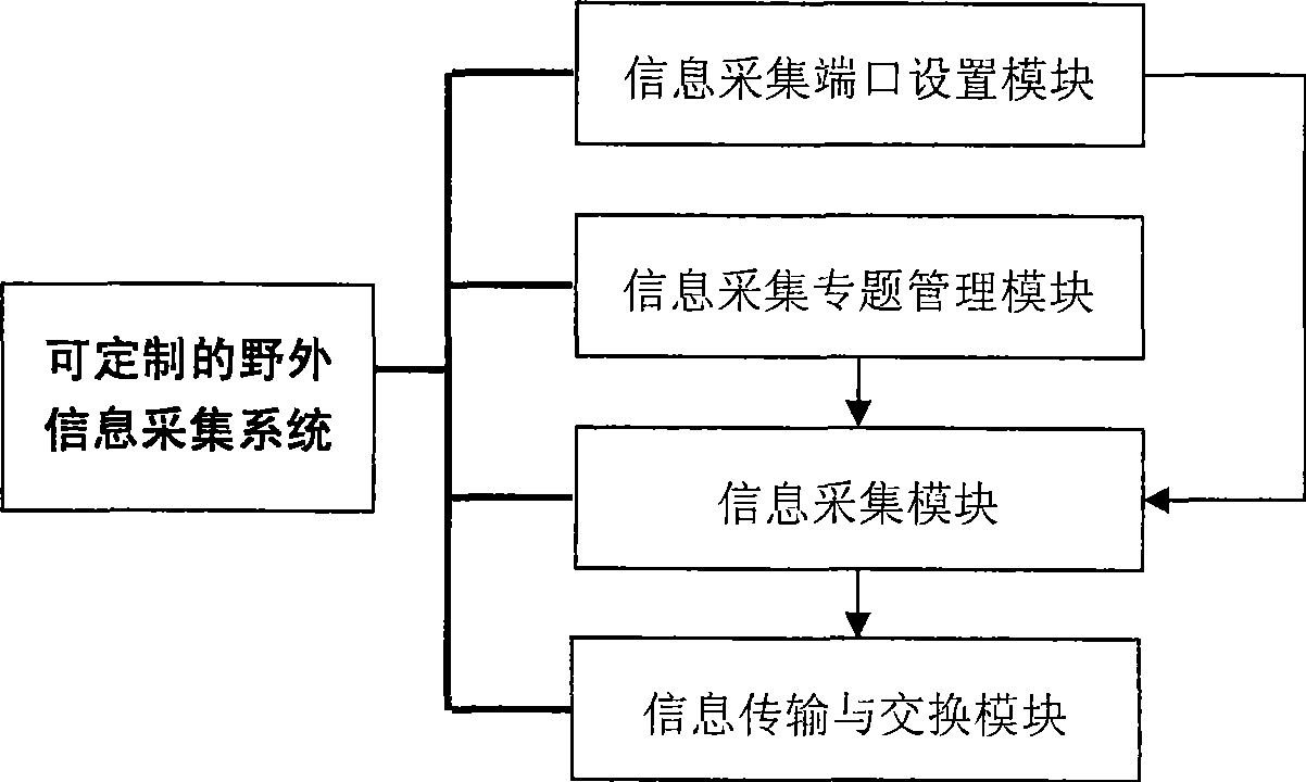 Customizable countryside information acquisition system and method thereof