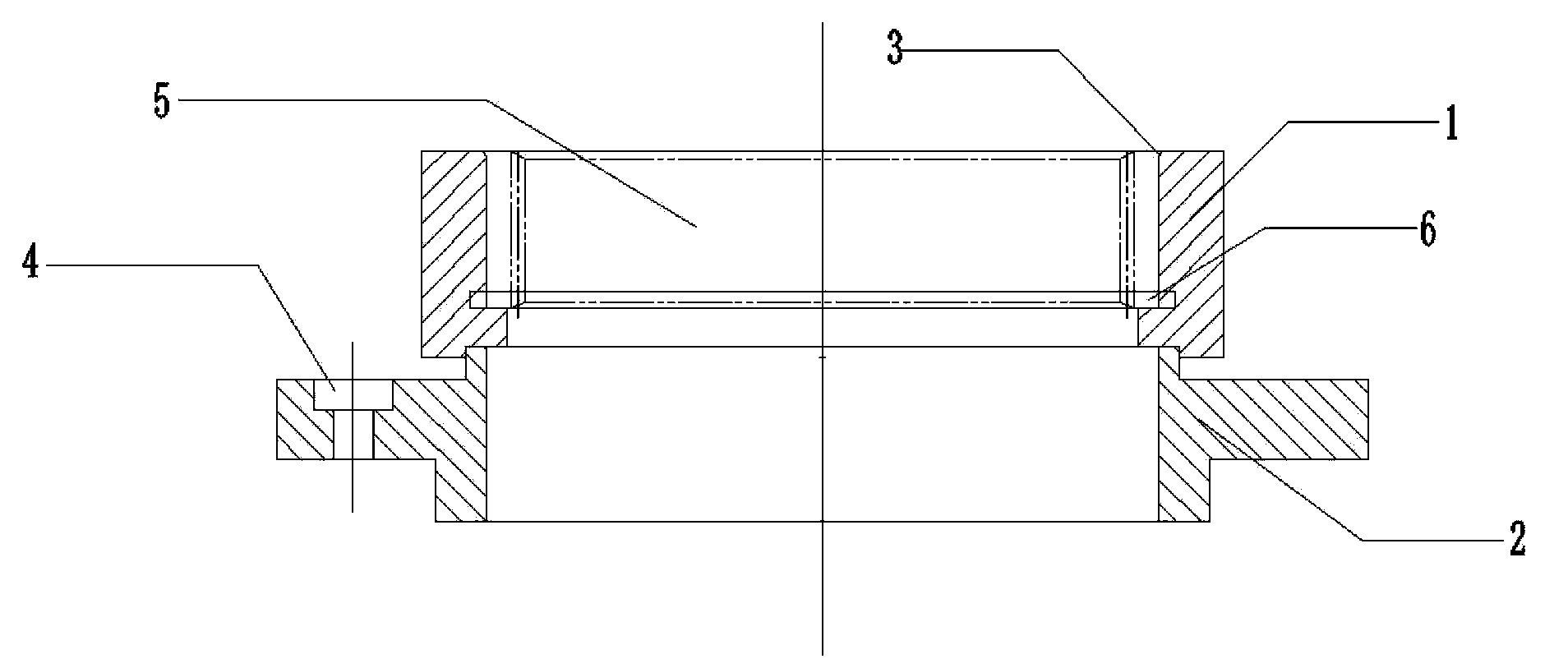 Device for machining thin-walled gear ring broaching