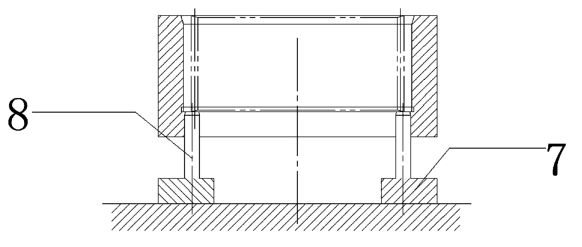 Device for machining thin-walled gear ring broaching