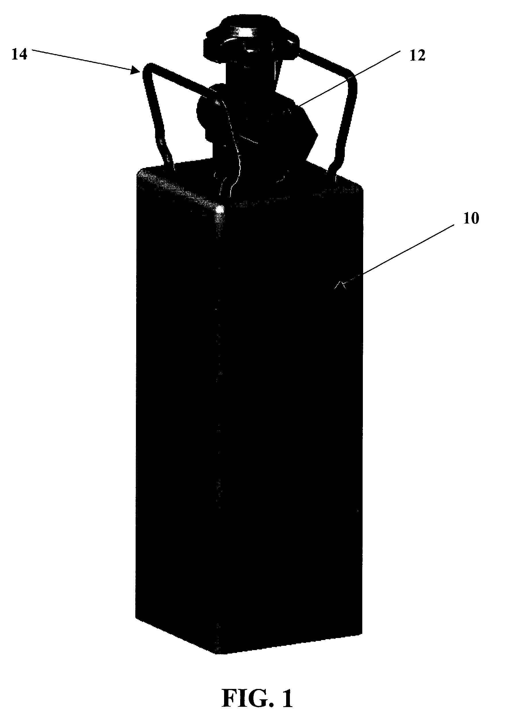 Rectangular parallelepiped fluid storage and dispensing vessel