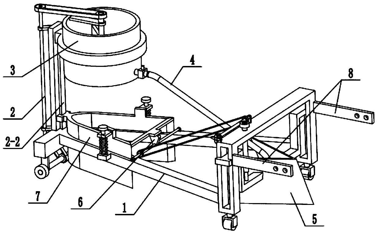 A garden engineering garbage disposal device