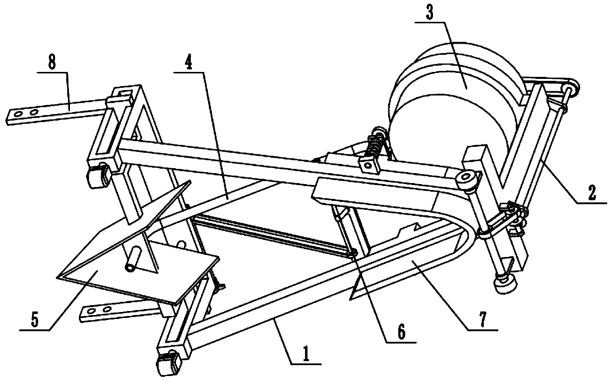 A garden engineering garbage disposal device