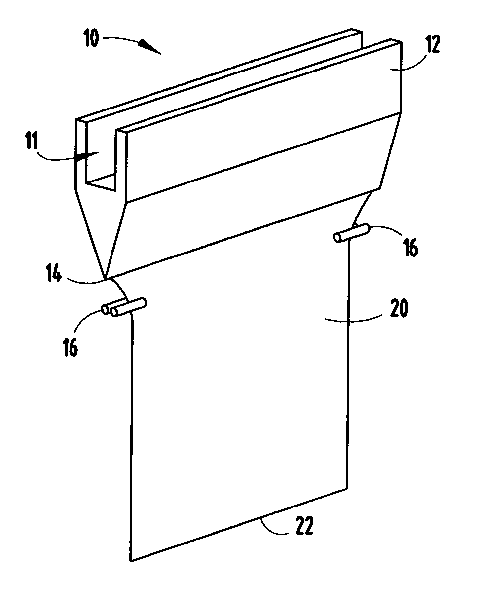 Sheet separation through fluid impact