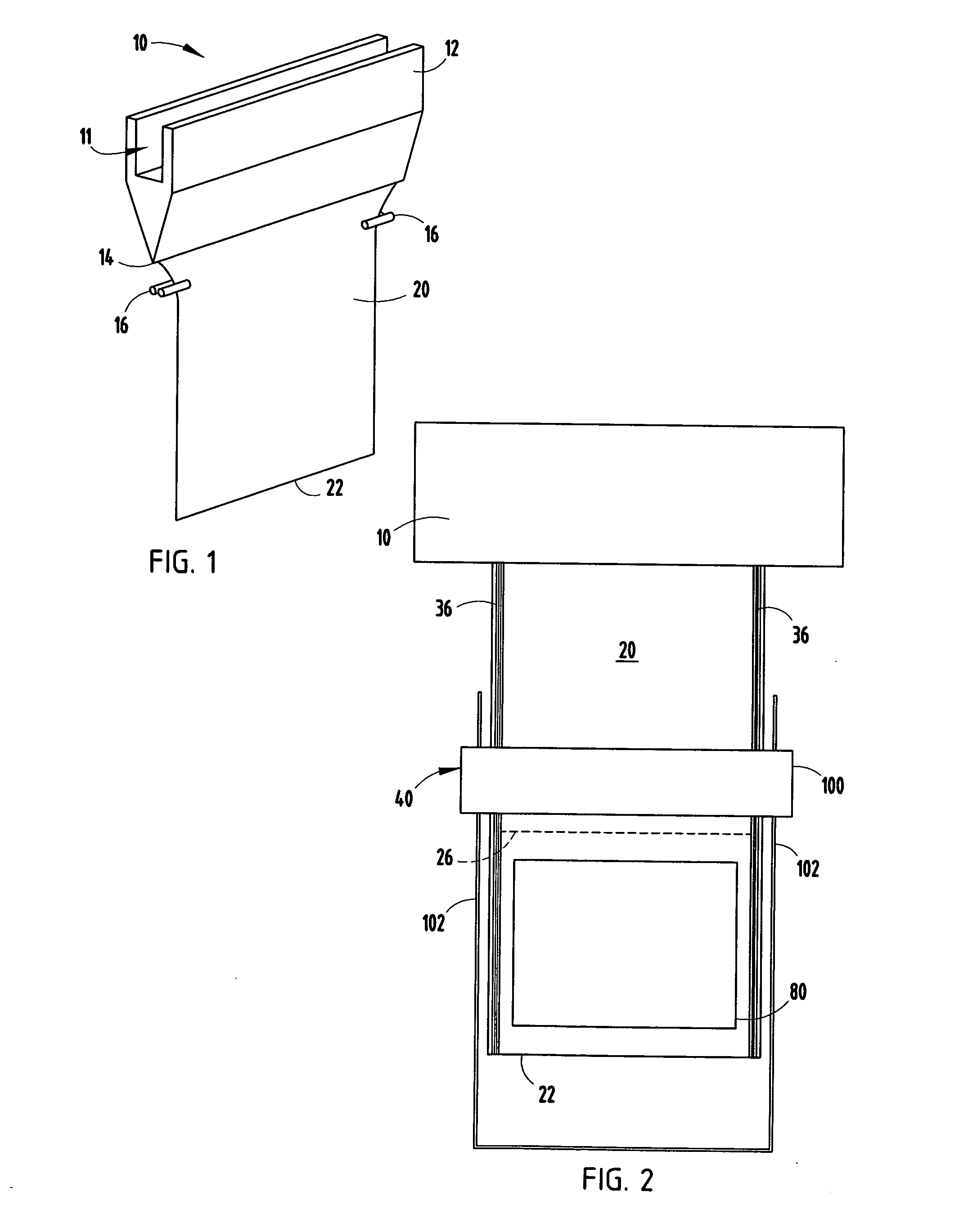 Sheet separation through fluid impact