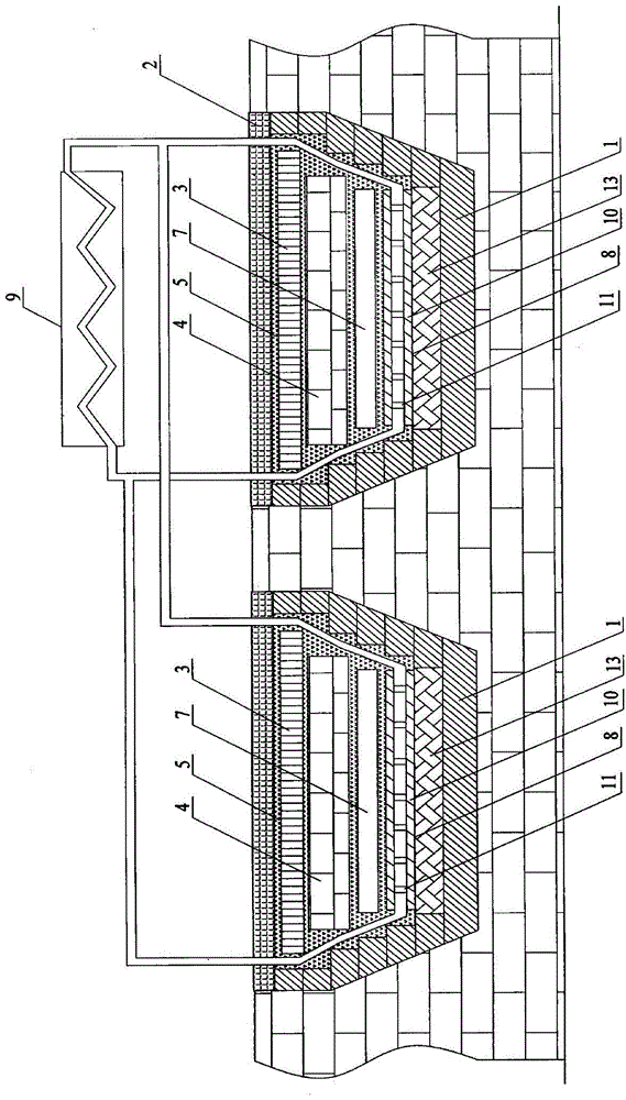 Protection type coke oven waste heat recovery power generation system based on boost power supply circuit