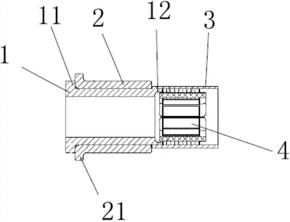 Stator pressing tool for motor