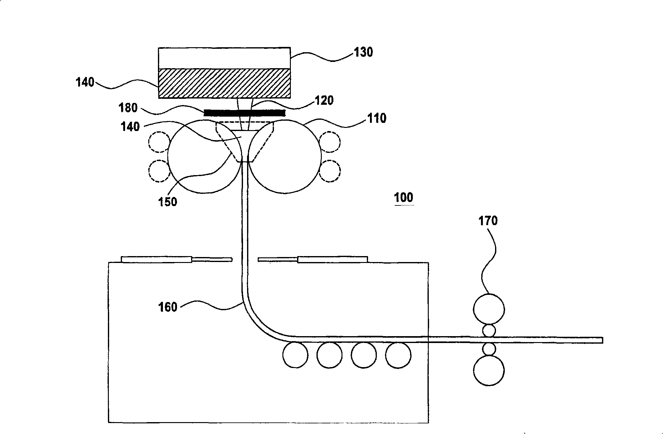 Casting roll for twin roll strip caster