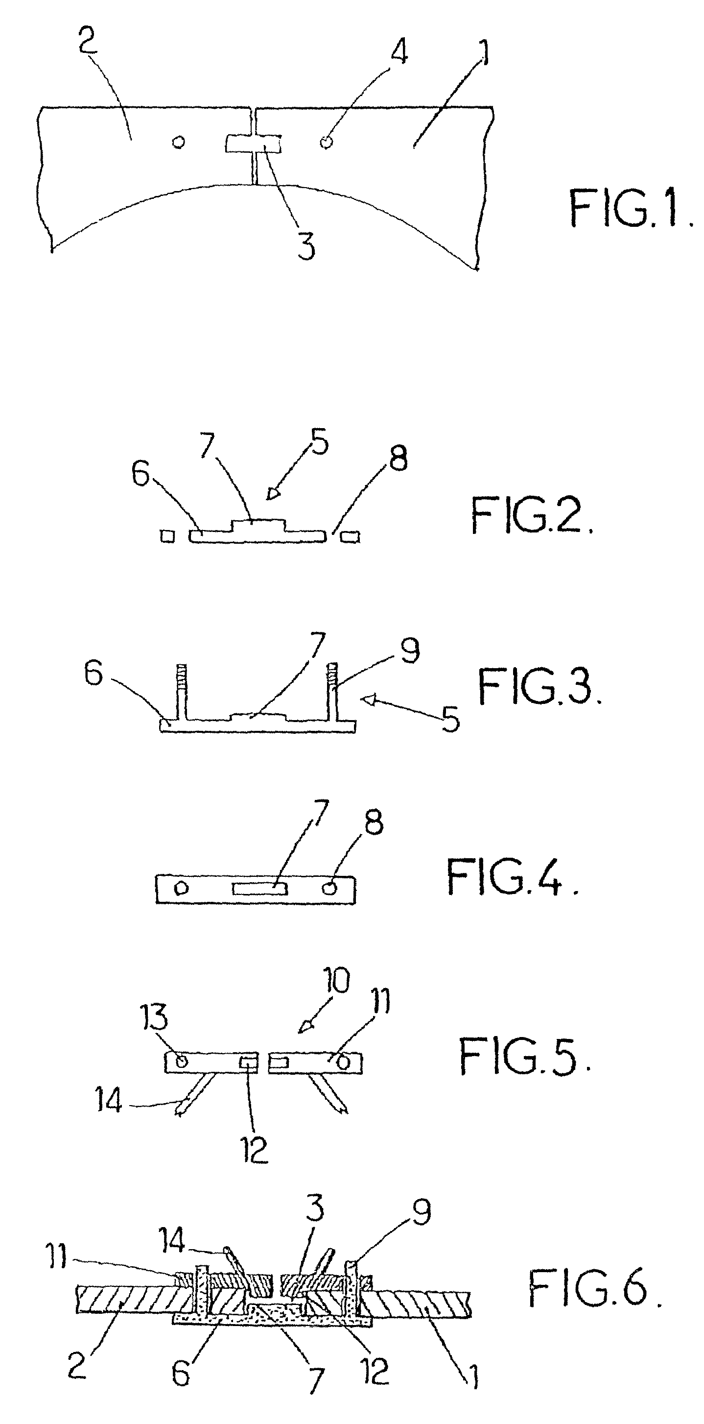 System for pairing spectacle glasses without strapping