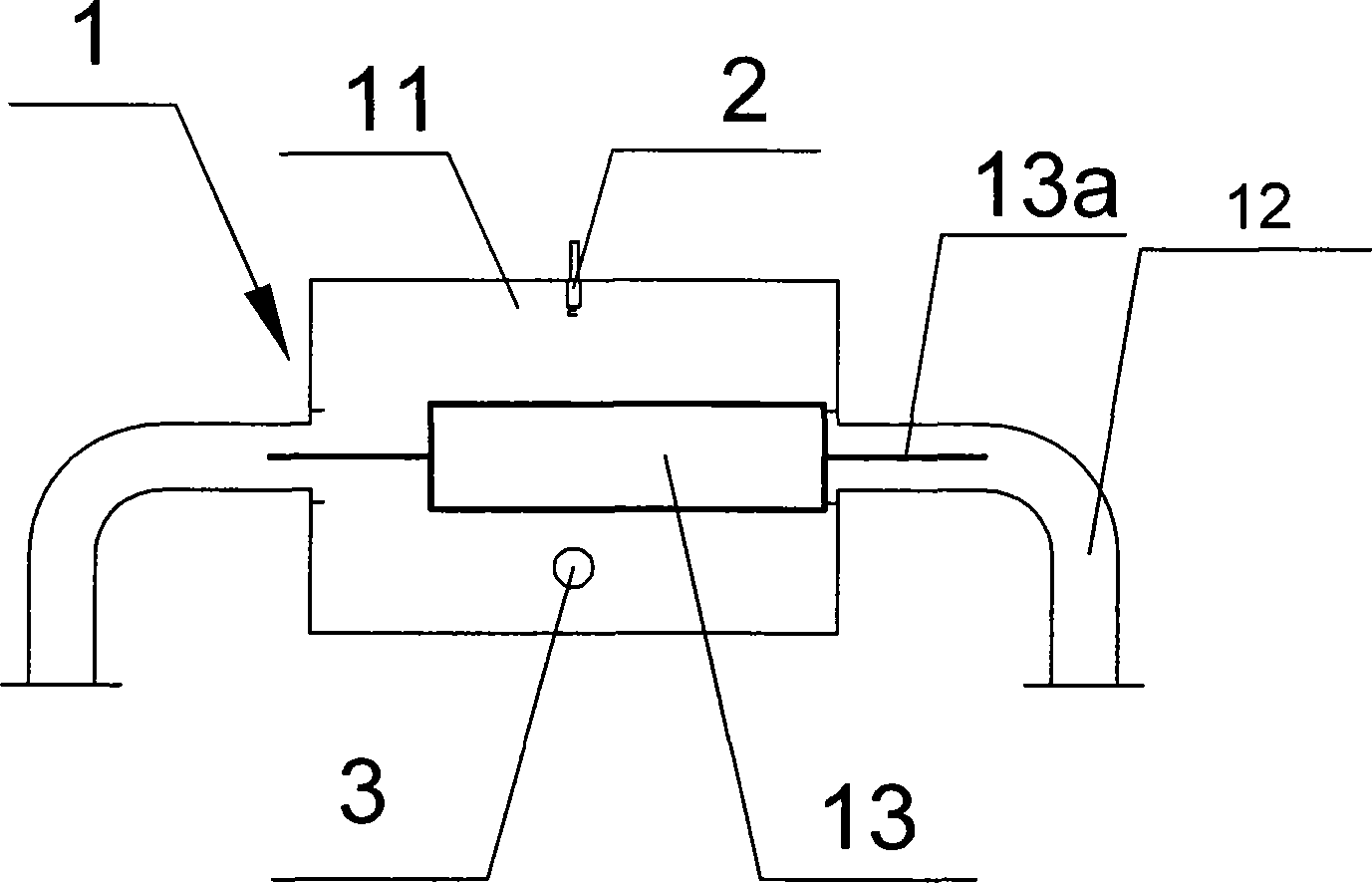 Fuel gas weak blast wave dust-cleaning deduster