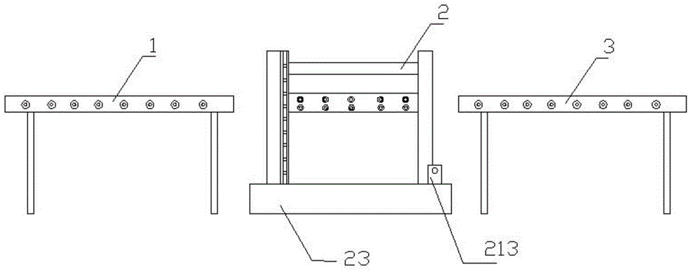 Sand box overturning device for iron mold casting production line