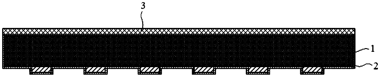 High-power device fan-out packaging structure and production process