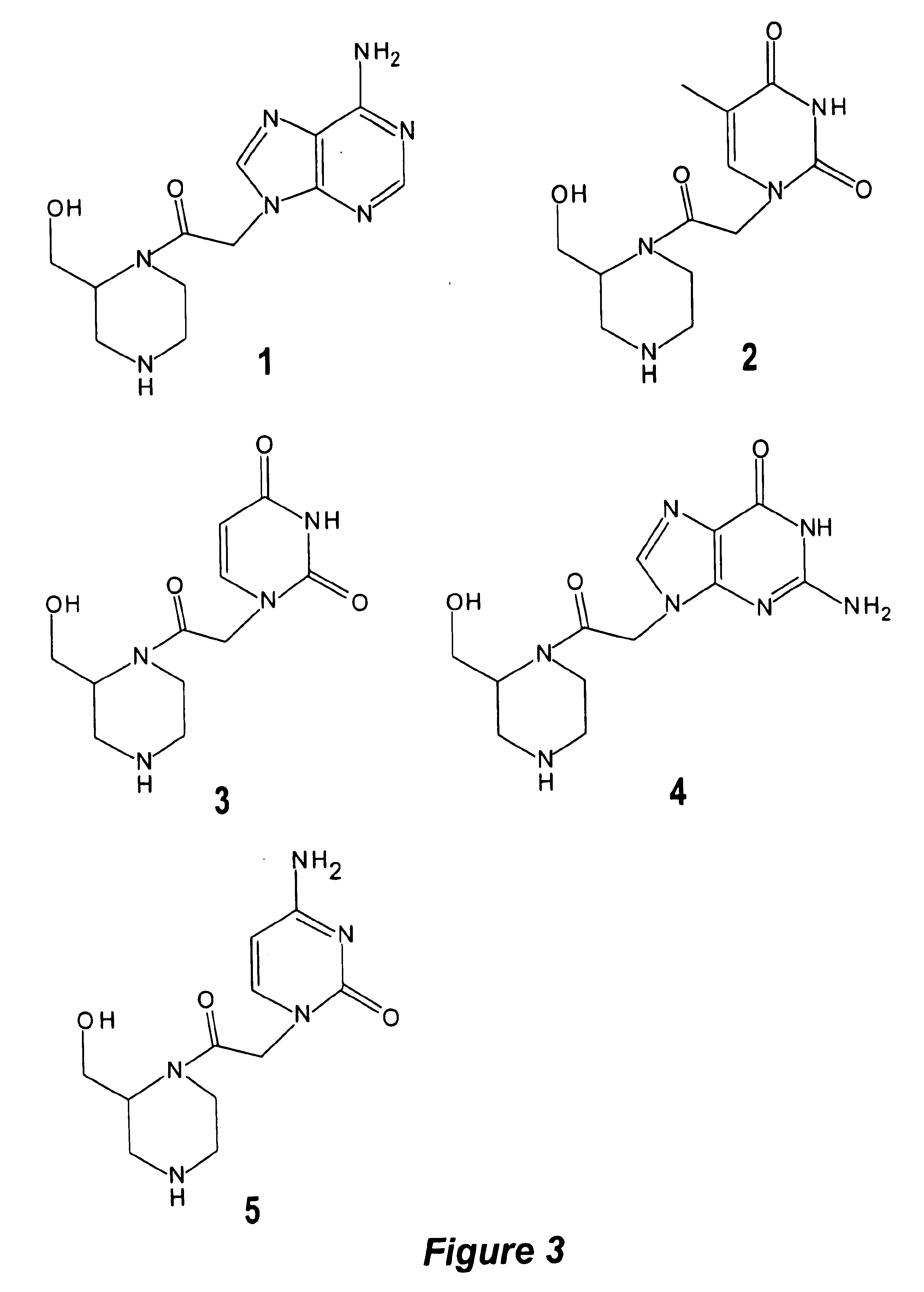 Piperazine-based nucleic acid analogs