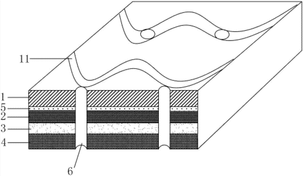 Wear-resisting antiskid plastic track and preparation method