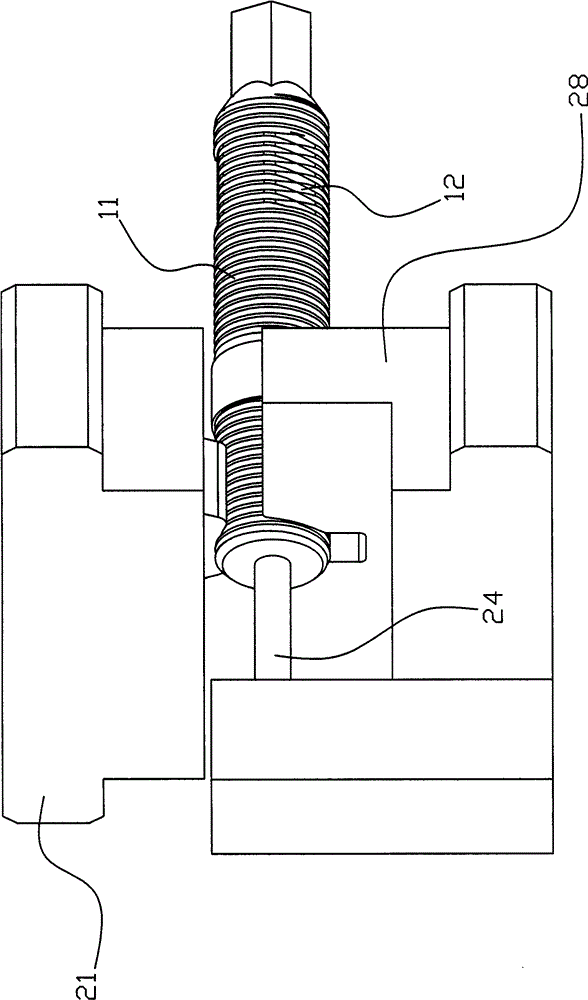 Forming die for locking thread