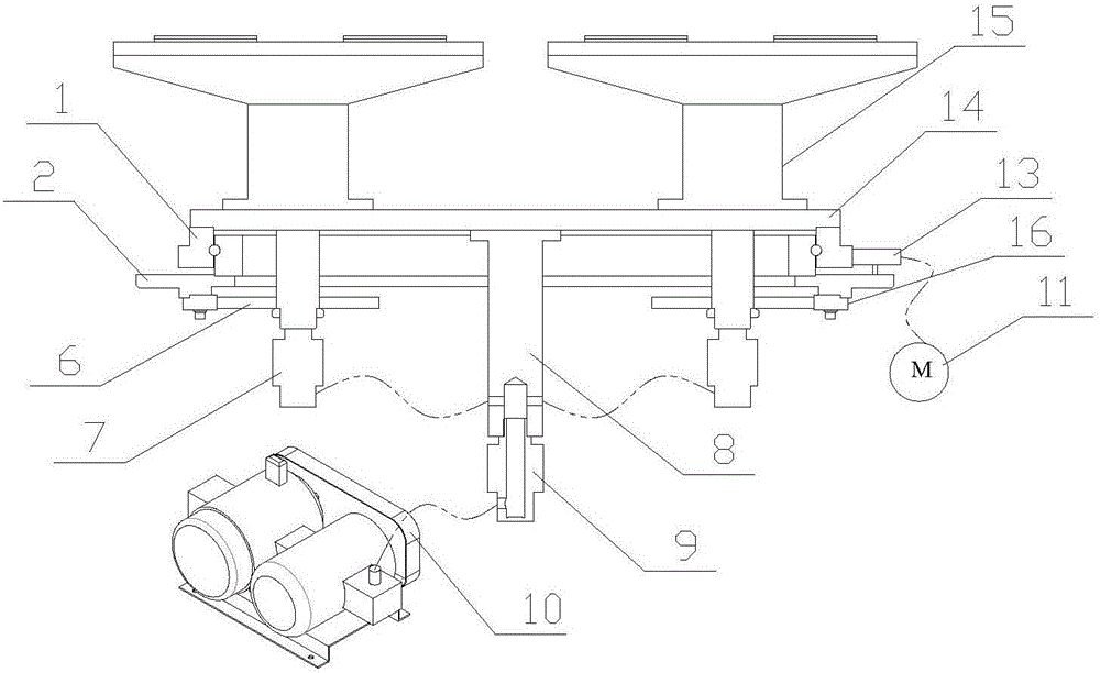 Adsorption and drive system of polishing machine