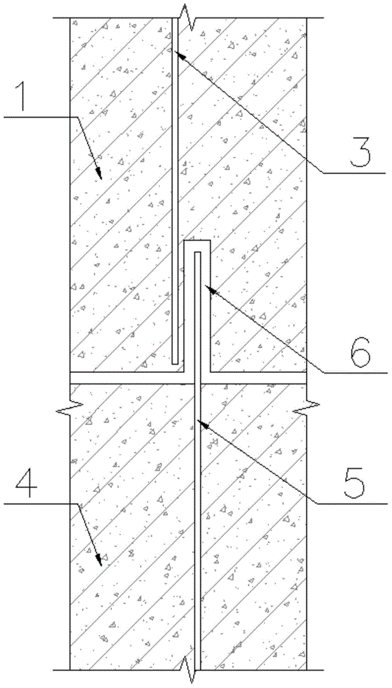 Prefabricated shear wall horizontal abutted seam buckle welding built-up connection device